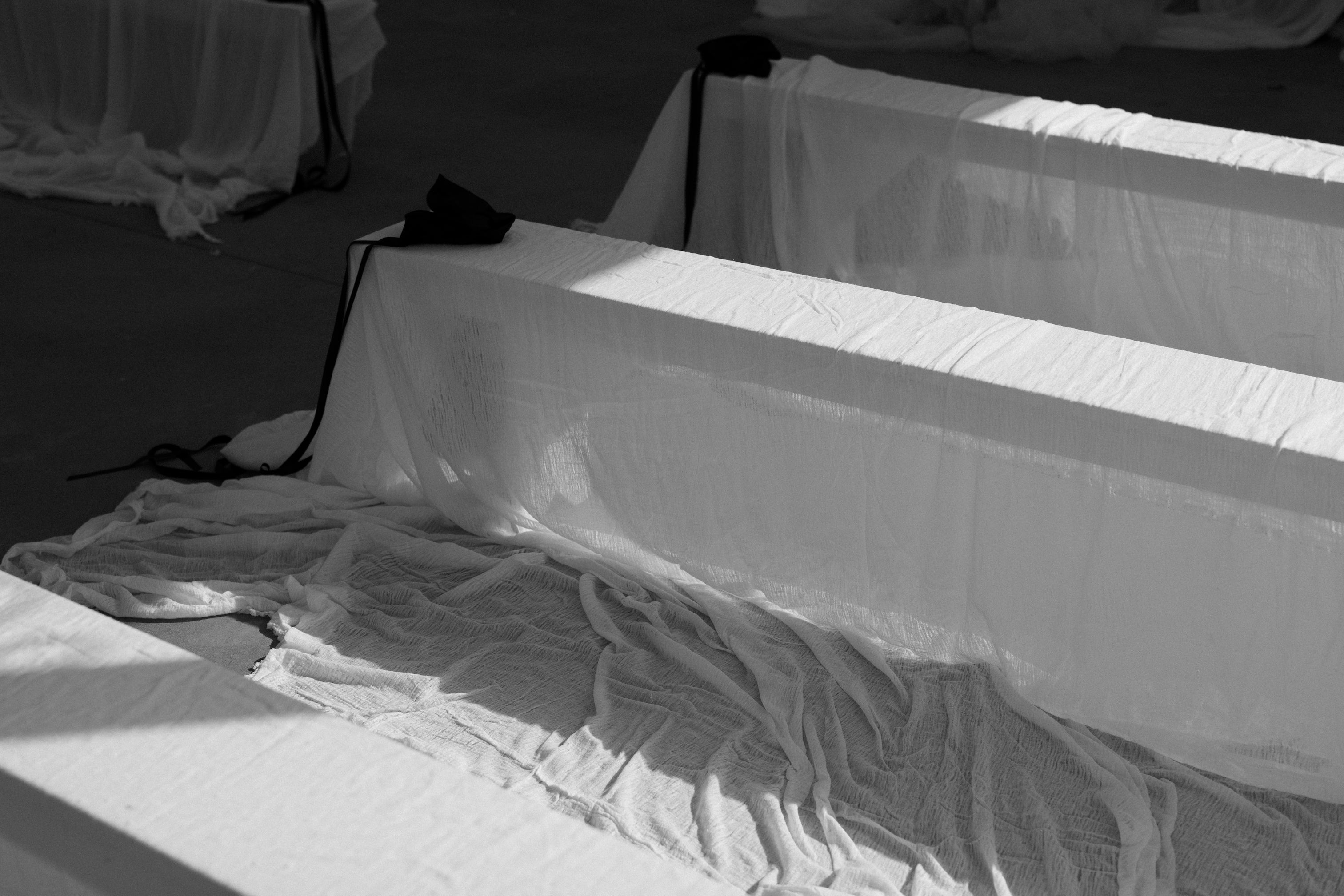 Ivory Textured Cotton Tablecloths