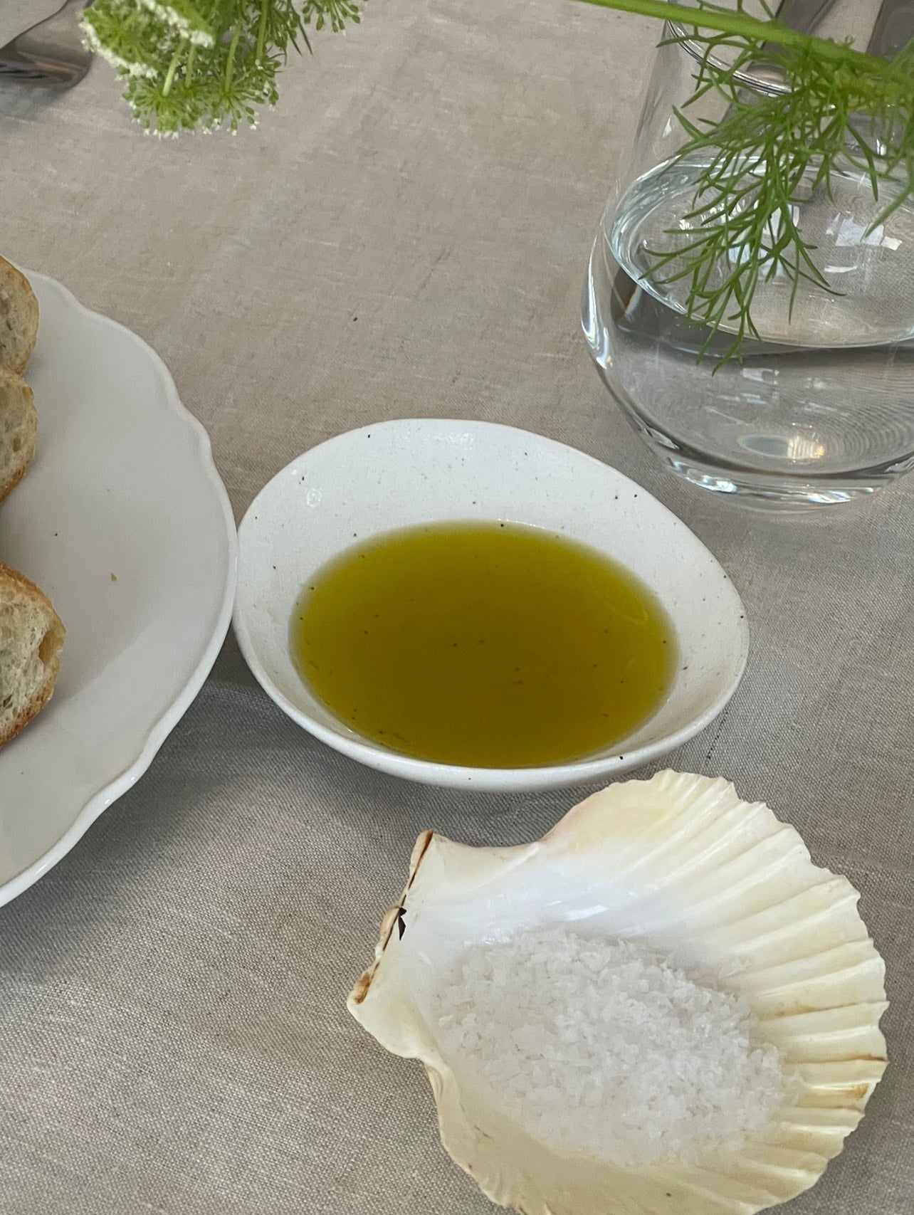 Speckled ceramic dishes