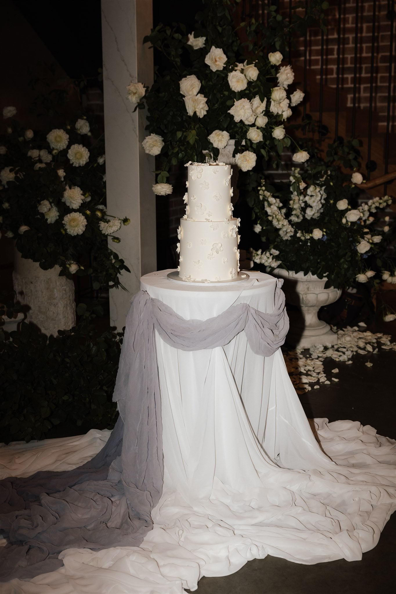 Powder Blue Silk Chiffon