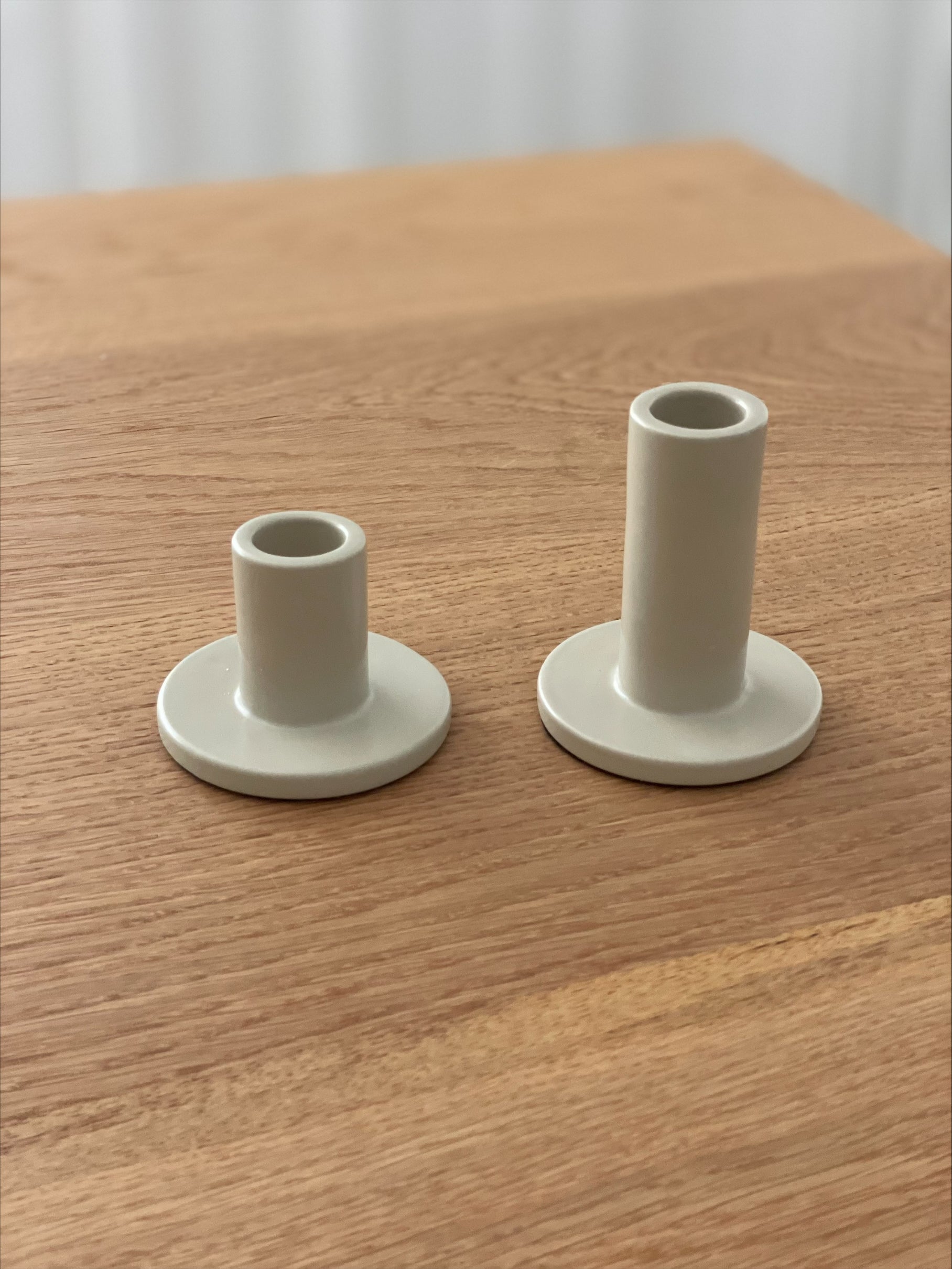 Oatmeal Ceramic Candle Holders for Hire | For Love & Living Wedding & Event Hire Gold Coast