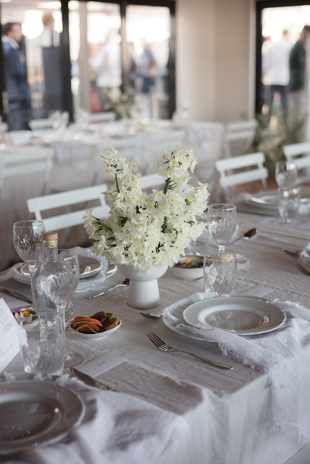 White Textured Cotton Napkins For Hire | Gold Coast Wedding & Events Hire