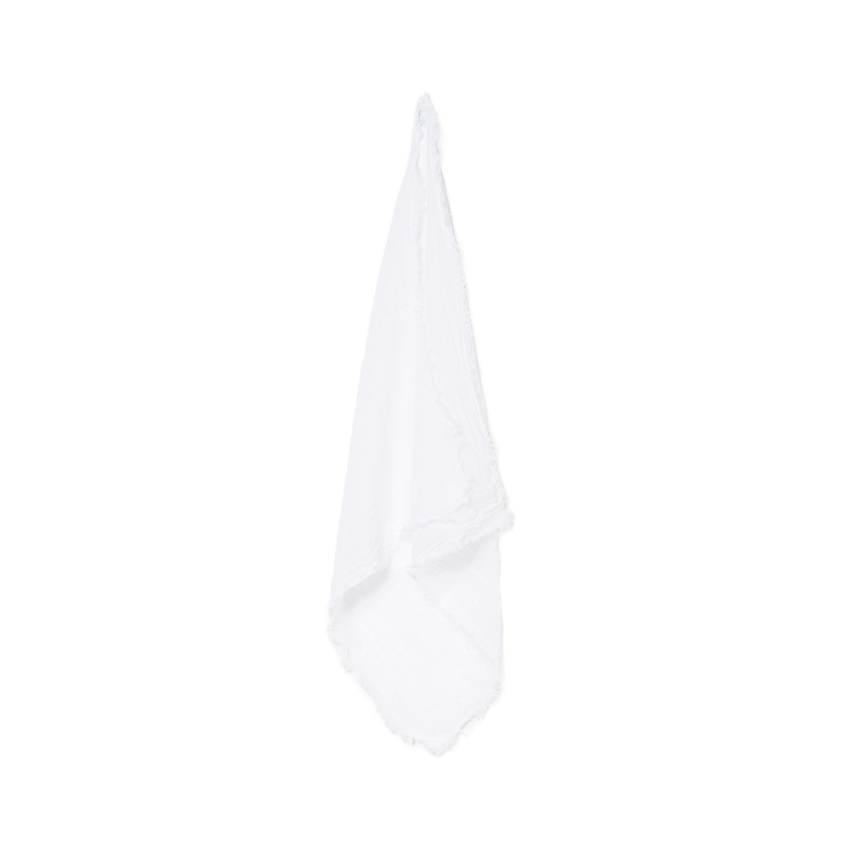 White Textured Cotton Napkin For Hire For Love & Living Australia