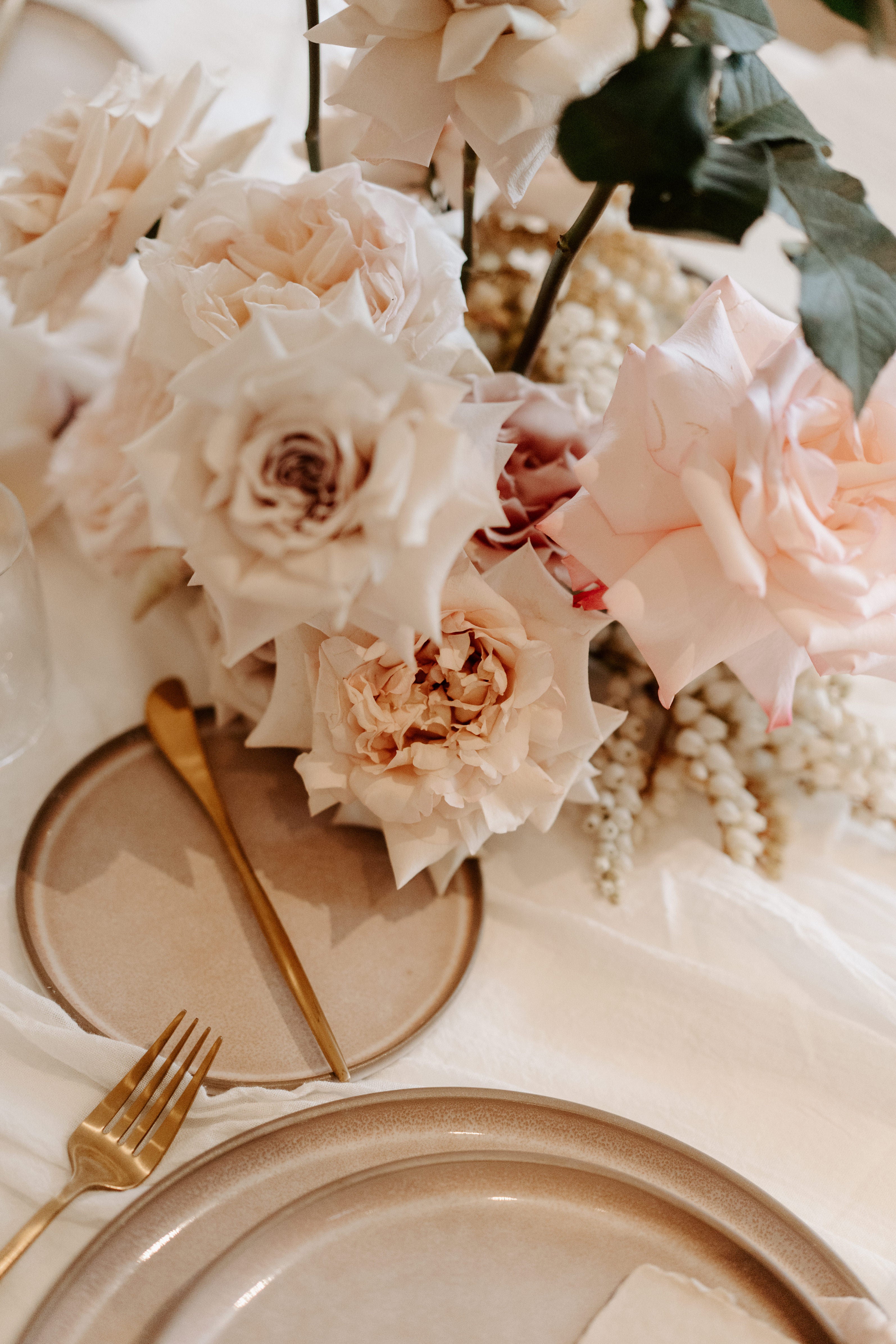 Gold Cutlery for Hire | For Love & Living Gold Coast Weddings & Events