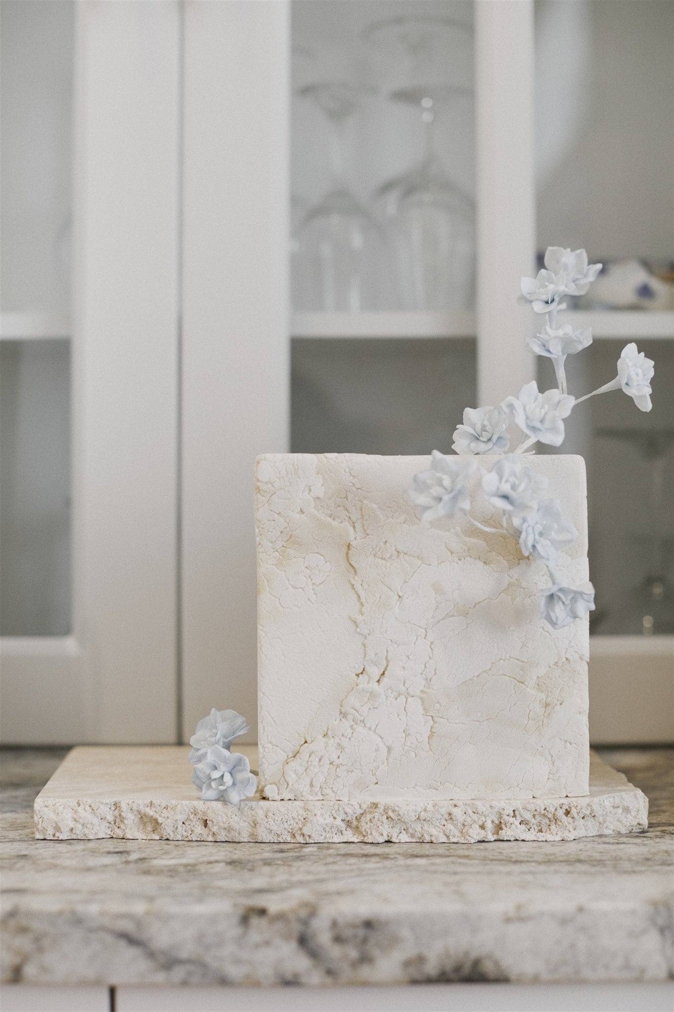 Travertine Cake Stand Slab for Hire - For Love & Living Gold Coast