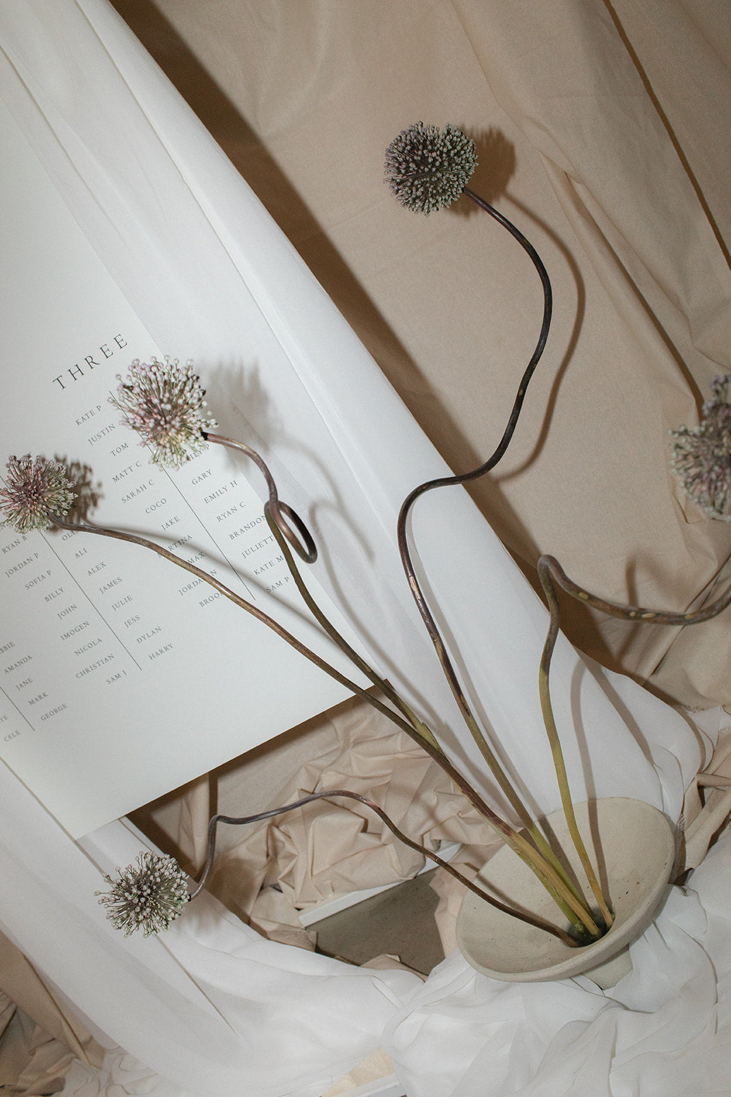 Ivory Chiffon Styling Fabric