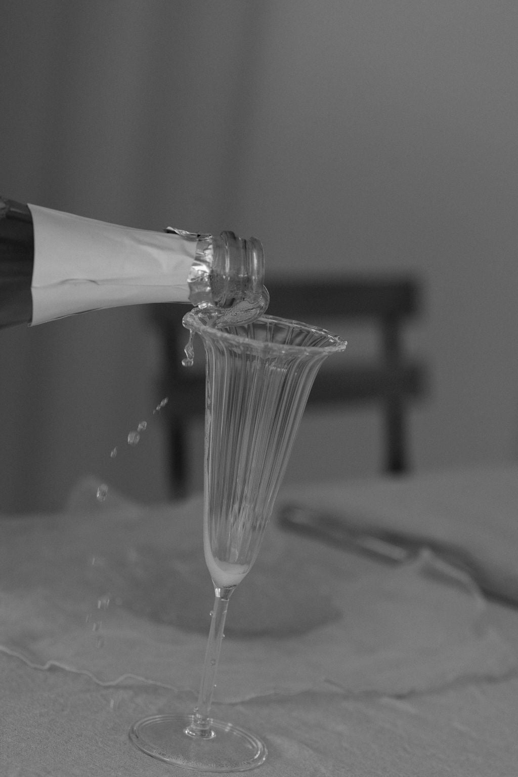 The Flower Champagne Flute