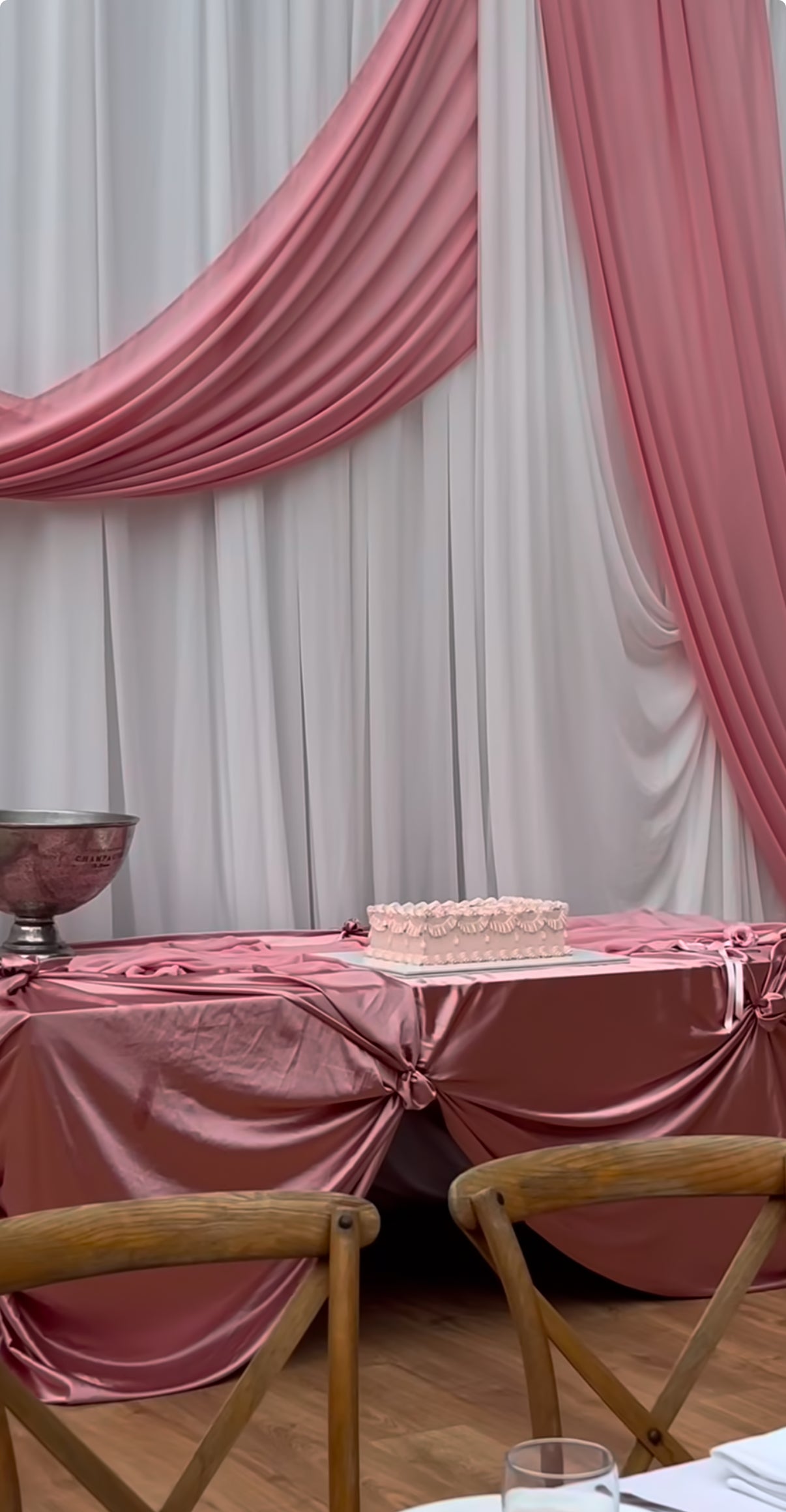 Marquee Backdrop Draping