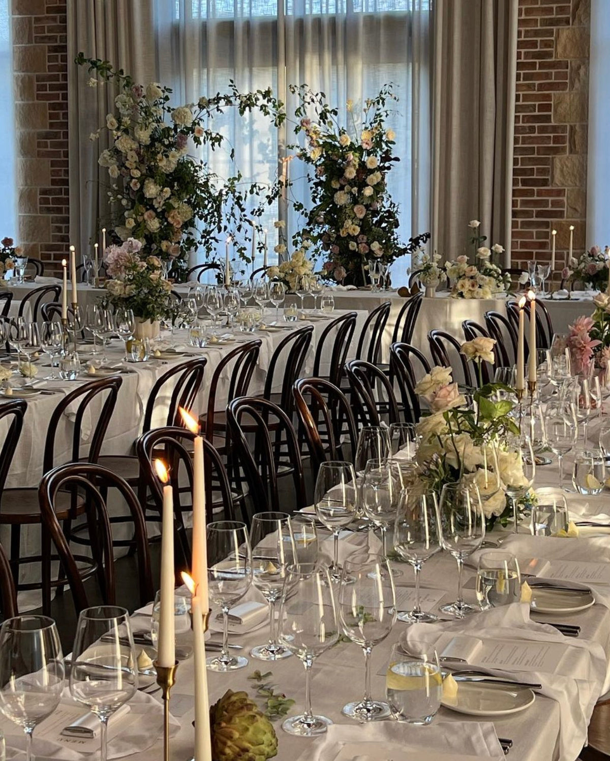 Gold Tapered Candlesticks For Hire For Love & Living Wedding & Events For Love & Living