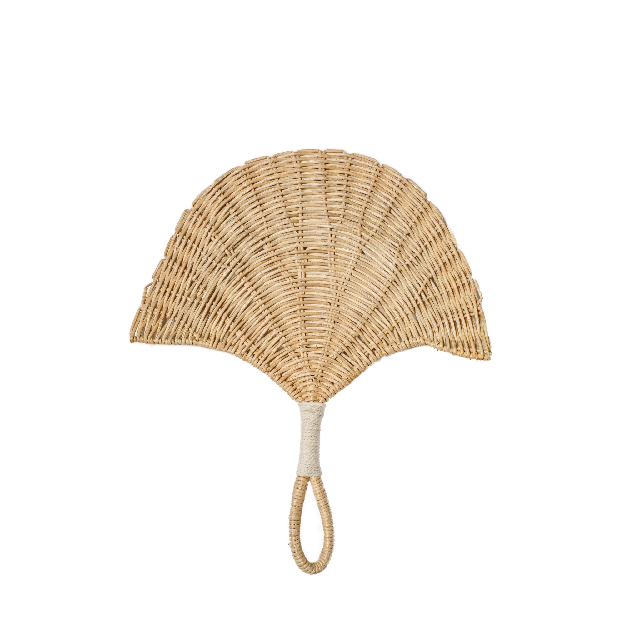 Rattan handheld fans for hire | FLL Wedding & Event Hire