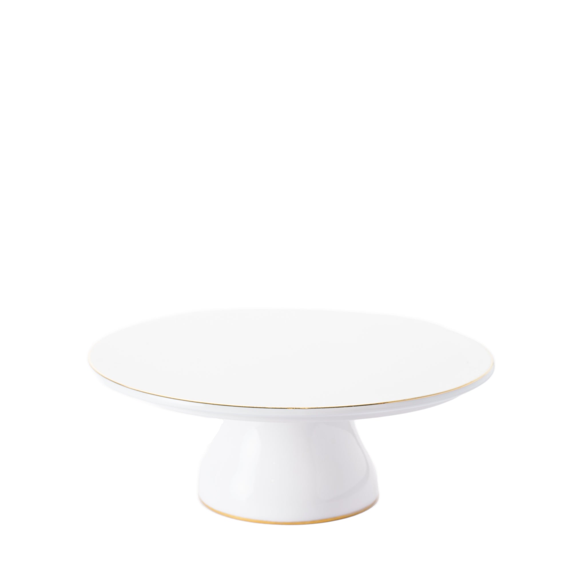 White cake stand with gold trim for hire | For Love & Living Gold Coast Wedding & Event Hire