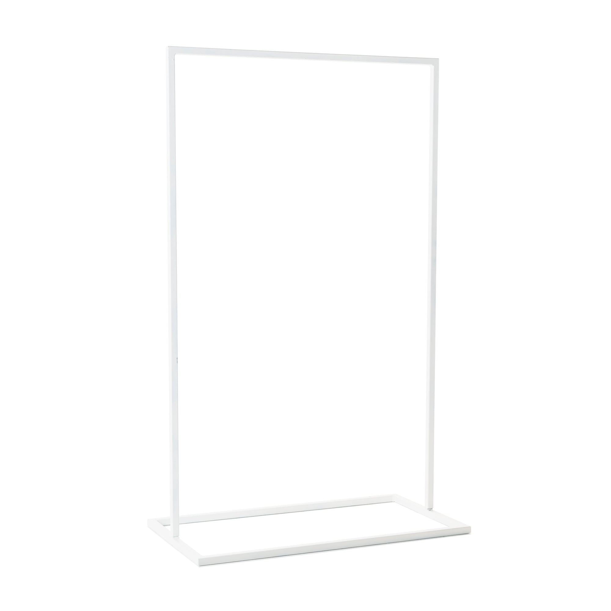 White metal frame for hire - Wedding signage - Gold Coast Wedding & Event Hire