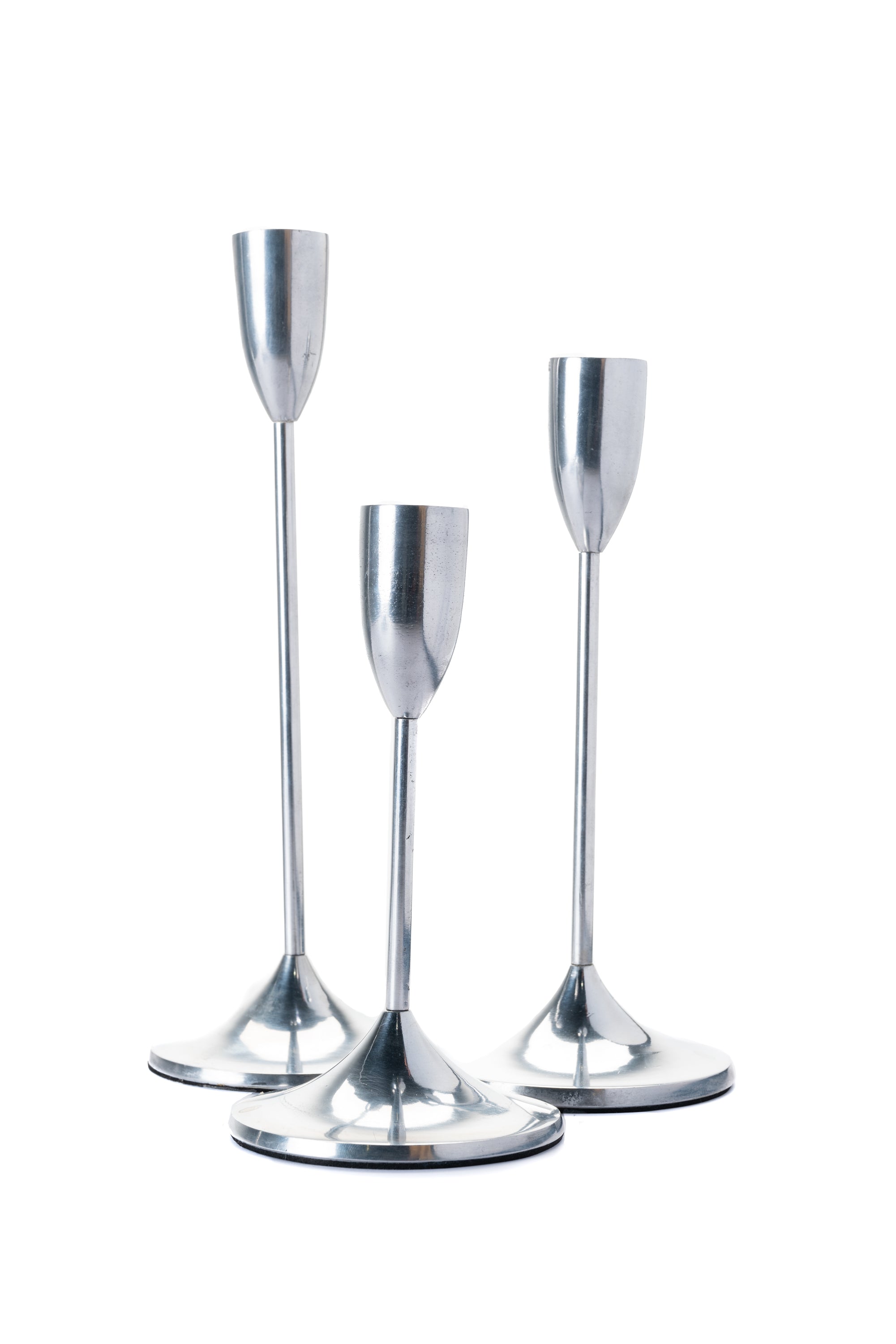 Silver Tapered Candlesticks for Hire | Gold Coast Wedding & Event Hire
