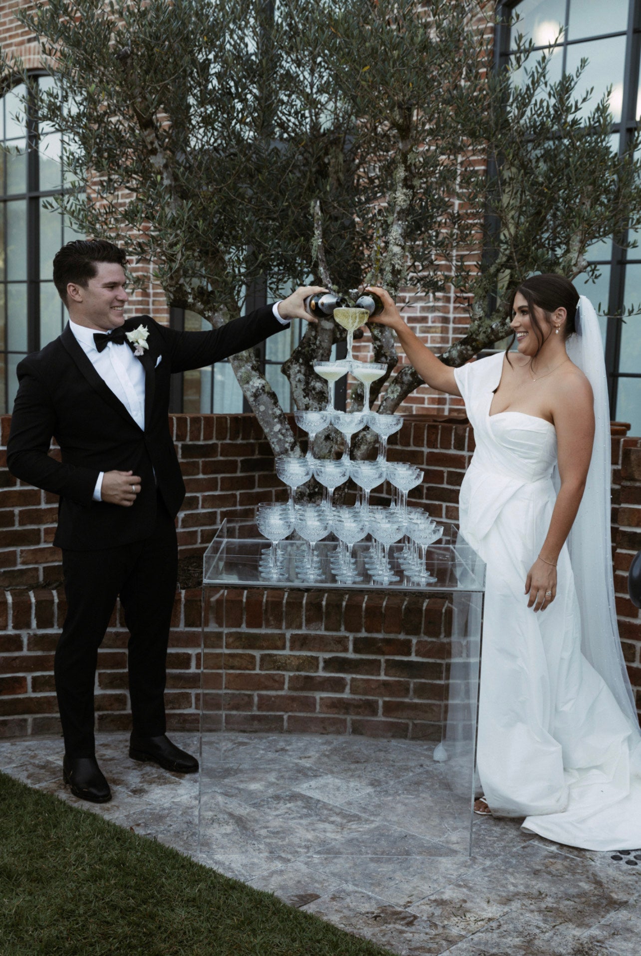 Champagne Tower For Hire | For Love & Living Gold Coast Weddings & Events