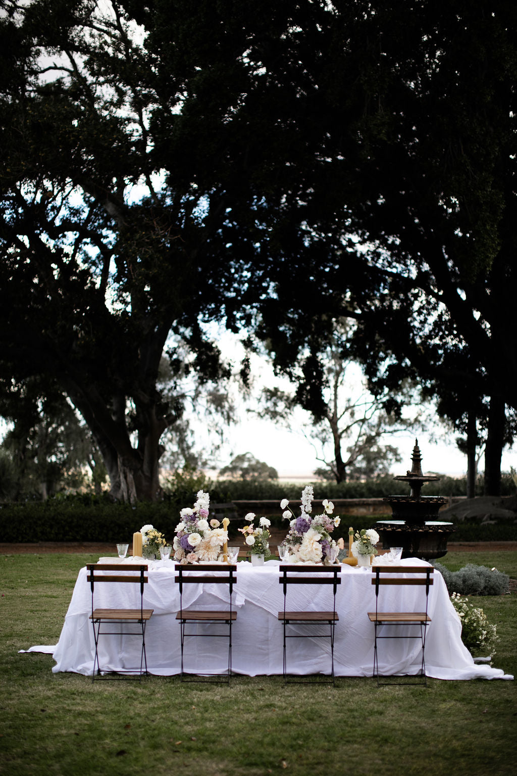 Pure French Linen White Tablecloths for Hire | Gold Coast Wedding & Event Hire