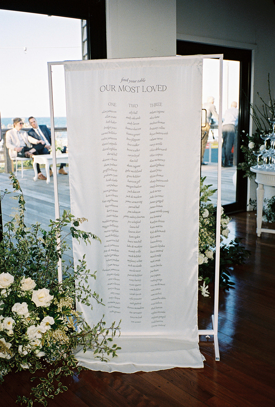 Fabric Signage Frame For Hire | For Love & Living Gold Coast Weddings & Events